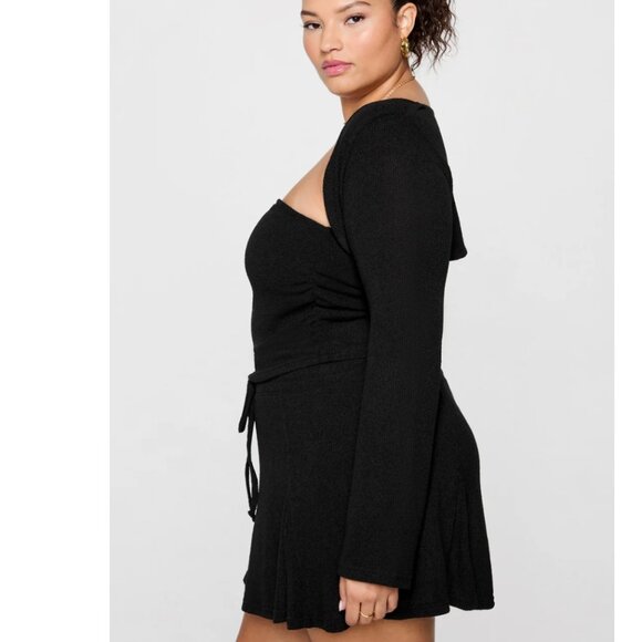 Yitty Breezy Knit Bell Sleeve Shrug Size XXL/1X - Picture 3 of 11